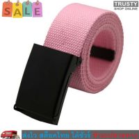 TRUSTY เข็มขัด เข็มขัดผ้าแคนวาส เข็มขัดแฟชั่น Fashion Unisex Canvas Belt Ceinture No. 2400 2401