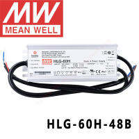 ต้นฉบับหมายถึงดี HLG-60H-48B สำหรับถนนสูงอ่าวเรือนกระจกที่จอดรถ Meanwell 60W แรงดันคงที่คงที่ในปัจจุบันนำไดร์เวอร์