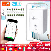 Tuya WIFI อุปกรณ์รดน้ำอัตโนมัติระบบชลประทานแบบหยดอัจฉริยะ APP Control Terrace Potted Plant Gardening Watering Timer