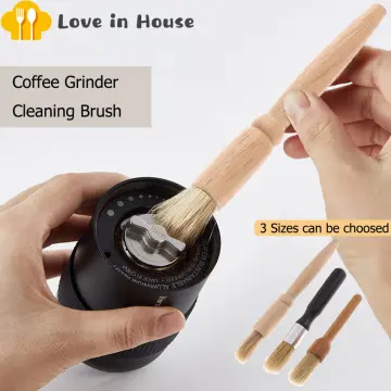 Home Dust Brush Coffee Espresso Machine Cleaning Brush Plastic Handle  Keyboards Brush Cleaner Tools Coffee Grime Cleaning Brush