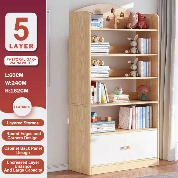 24 Hours Shipped COD Bookshelf Floor shelf Modern storage cabinet ...