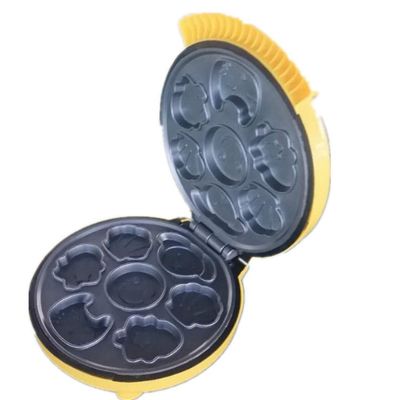 Animal Waffle Maker Accessories Parts Kit for Mini Waffle Biscuit with Baking Basket &amp; Non-Stick Coating EU Plug