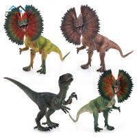 BSIDE จำลองไดโนเสาร์ของเล่น Velociraptor Dilophosaurus สัตว์เครื่องประดับสำหรับของขวัญเด็ก Collection