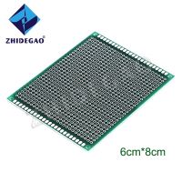 【YF】▦❖○  ZHIDEGAO 6x8CM Double-Side Prototype PCB Printed Circuit Board  Wholesale