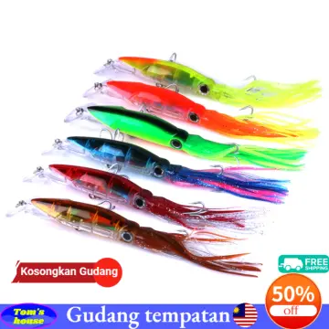 Fishing Squid Skirts Glow Lures Luminous 20pcs Octopus SkirtsTrolling Lure Soft Plastic Fishing Bait