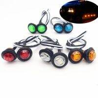 ☃☎ 2pcs Waterproof Side Marker Indicators Light LED 12V Bullet Lamp Mini 3/4 for Truck Trailer Tail Clearance Lights