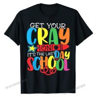 Get Your Crayon Happy Last Day Of School Teacher Student T-Shirt Funny T Shirt Graphic Tees Cotton MenS Fitness Tight