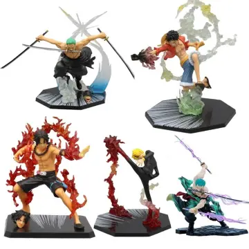 Anime One Piece Figure Fire Fist Luffy Ace Action Figures PVC Model Toys  Figure Figuras Figura de ação