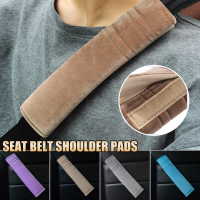 2Pcs Universal Car Seat Belt Cover Soft Plush Comfortable Safety Belt Cover Shoulder Pad Cushion Adjustable Interior Accessories