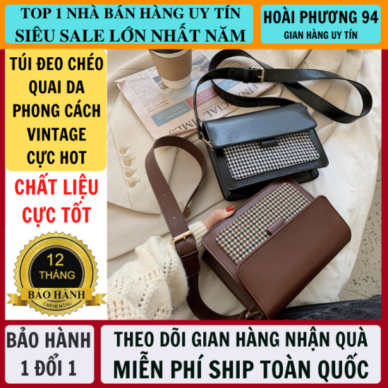 Túi xách nữ đeo chéo thời trang phong cách vintage mẫu mới cực hot - ảnh sản phẩm 1