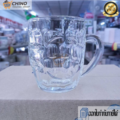 [ยกกล่อง 6ใบ] แก้วเบียร์ แก้วน้ำ แก้วเหล้า แก้วมีหู แก้วหนา [UNION UG-217 300ml. 10oz.]