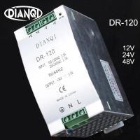 สลับออกเดี่ยวแปลงไฟ DR-120W 12V 24V 48V สำหรับแถบไฟ LED DR-120-12 DR-120-24 48