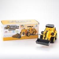 ProudNada Toys ของเล่นเด็กรถก่อสร้างตักดินชนถอย มีเสียง มีไฟ TRUCK ELECTRIC ENGINEERING TOYS NO.777-51