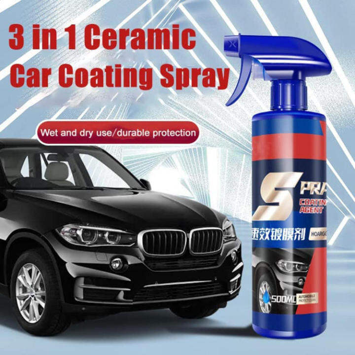 3 In 1 Ceramic Coating Spray 3 In 1 Car Shield Coating 500g High