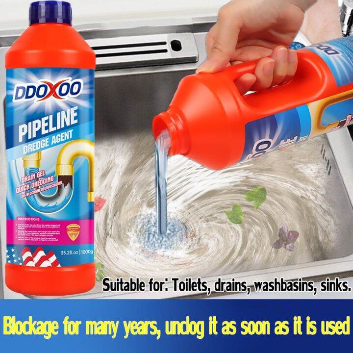 immediate shipping Powerful drain cleaner 1000ml Remover Dissolves