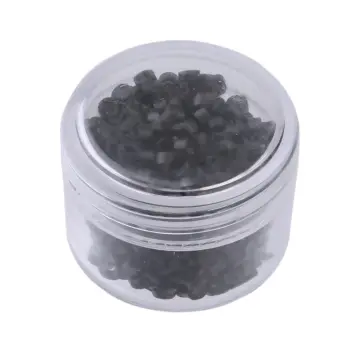 Hair Extension Beads, Seamless Silicone Lined Micro Ring Link Bead, 500PCS  Silicone Micro Link Rings Beads For Hair Extensions Tool Perfect For Profes