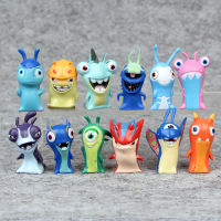 มินิ Slugterra ภาพยนตร์ฝ้าย24ชิ้น/ล็อต5ซม. ตุ๊กตา Stitch ของเล่นสำหรับเด็กทำจาก PVC ตุ๊กตาขยับแขนขาได้เป็นของขวัญ