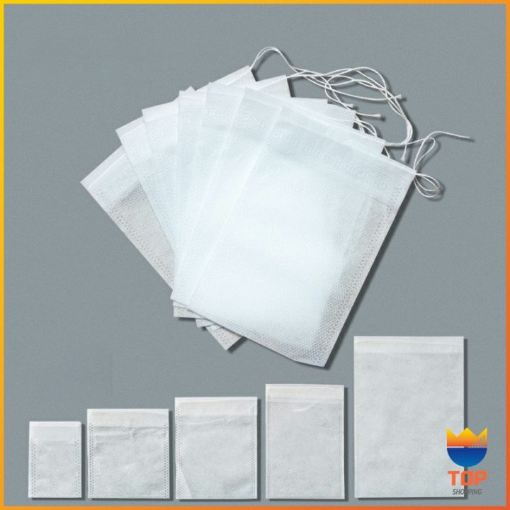 top-ถุงยาต้ม-ถุงผ้าไม่ทอแบบใช้แล้วทิ้ง-ถุงชา-disposable-non-woven-bag