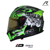 หมวกกันน็อค ID HELMET SPARTAN S8-ดำ