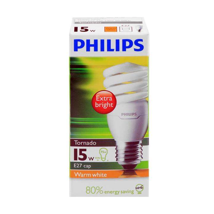 หลอดประหยัด-philips-tornado-24-วัตต์-cooldaylight-มีเก็บเงินปลายทาง