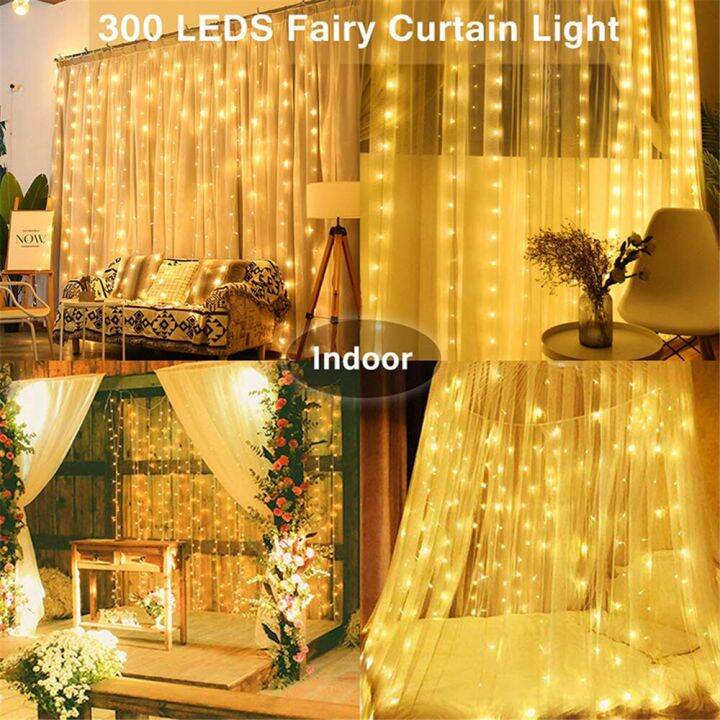 twinkle-star-300-led-window-curtain-string-light-christmas-fairy-light-wedding-party-home-bedroom-outdoor-indoor-wall-decoration-fairy-lights