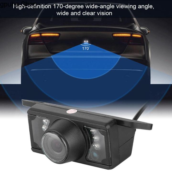 gpuha-shop-สิ่งดีๆแนะนำ-รถดูกล้องมองหลัง-rearview-monitor-7ledการมองเห็นได้ในเวลากลางคืนccdกันน้ำจานสั้นจอมอนิเตอร์ดูการจอดรถถอยเข้าuniversal