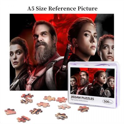 Black Widow Scarlett Johansson, Red Guardian And Yelena Belova Wooden Jigsaw Puzzle 500 Pieces Educational Toy Painting Art Decor Decompression toys 500pcs