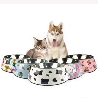 Hot selling removable Melamine and stainless steel pet bowl dog cat bowls миски для собак миска для кошки