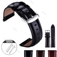 ✗❐✺ Universal 12mm 13mm 14mm 17mm 18mm 19mm 20mm 22mm Vintage Genuine Leather Wristwatch Band Watch Strap Raplacement