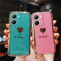 เคสโทรศัพท์ Vivo V29 5g Y27 5g Y36 5g 4g Y02tล่าสุด2023ดีไซน์เลื่อมแวววาวปกป้องกล้องแบบเต็มนิ่มโปร่งใสปลอกซิลิโคนเคส Vivo Y36 4g 5gเคสโทรศัพท์แฟชั่น