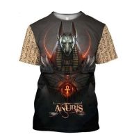 Eye of Horus And Egyptian God Symbols 3D Printed men t shirt Harajuku Fashion Short sleeve shirt