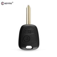 【❂Hot On Sale❂】 xian9 Keyyou Fob เคสรถยนต์สำหรับ Citroen C1 C2 C3ซาโซเอ็กซ์ซาราปิกัสโซเบอลิงโก2กุญแจรีโมทปุ่ม Fob