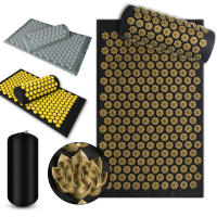 Shiatsu Acupressure Mat Spike Massage Pad Kuznetsov&amp; Applicator Sport Fitness Cushion Pillow Massager Yoga Mat Pilates Exercise