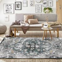 Vintage Floral Persian Carpets for Living Room Ethnic Home Decoration Salon Bedroom Chair Cushion Non Slip Foot Mats Floor Rug