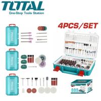 TOTAL ชุดอุปกรณ์มี 460 ชิ้น สำหรับ สว่านมินิ (3 + 1 SET) รุ่น TOS23035 ( Accessories of Mini Drill )