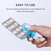 Pill Taker Tablets Blister Pack Opener Dispenser Storage No Contact To Take Out From