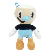 【CW】20cm Cuphead Plush Doll Toys Mugman The Chalice Soft Plush Stuffed Toys Cute Cartoon Doll For Kid Children Christmas Giftshot