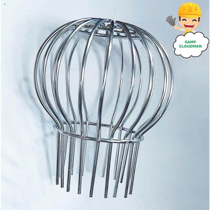 Stainless Downspout Dome Strainer Makapal Basket Gutter Drain Leaves