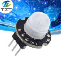 TZT SR602 MINI Motion Sensor Detector Module Pyroelectric Infrared PIR kit sensory switch Bracket for arduino Diy With lens