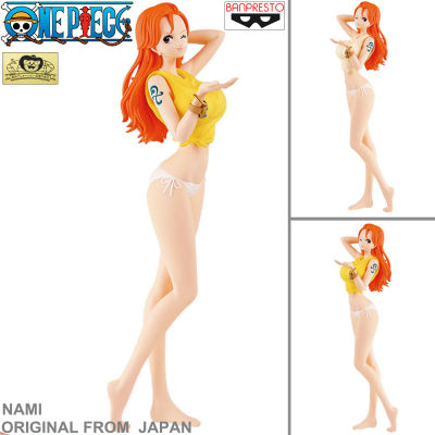 Figure ฟิกเกอร์ งานแท้ 100% แมวทอง Banpresto One Piece วันพีซ เต็มพิกัดสลัดจอมลุย วันพีช Nami นามิ color change cold/hot เสื้อเปลี่ยนสีได้ Ver Original from Japan Anime อนิเมะ การ์ตูน มังงะ คอลเลกชัน ของขวัญ New Collection ตุ๊กตา manga Model โมเดล