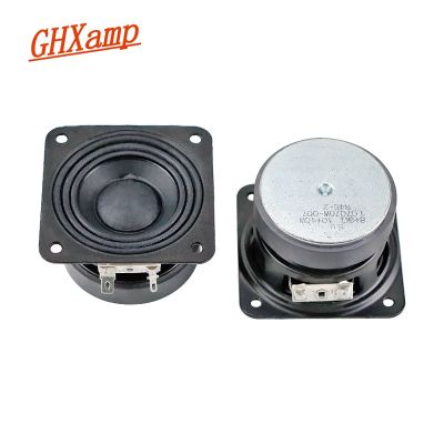 GHXAMP 2.75 Inch Mid ลำโพงเบส70มม. คอยล์เสียงแบบคู่วูฟเฟอร์ระดับกลาง10วัตต์ลำโพงวงแหวนพับได้หลายพับแบบทำด้วยตัวเอง2ชิ้น