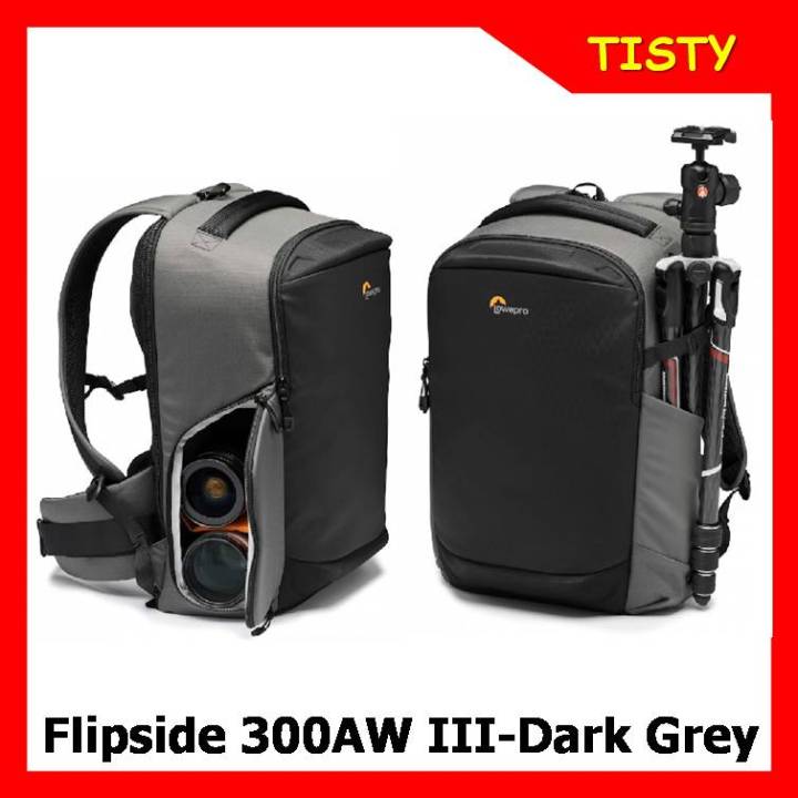 แท้-100-lowepro-flipside-300-aw-iii-dark-grey-backpack