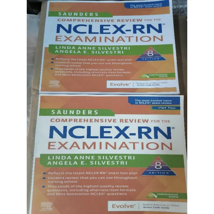 Nclex Rn-Saunders Colored Comprehensive 8th Ed | Lazada PH