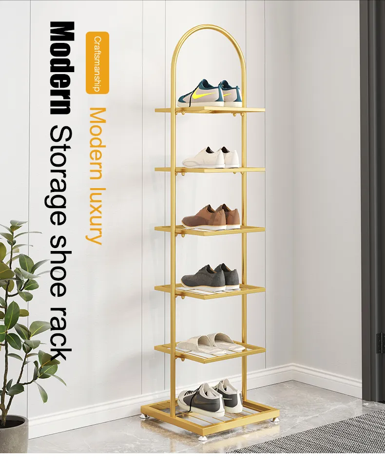 Simple Shoe Rack, Free Standing Shoe Shelf, Multi-layer Shoes Storage Rack,  7 Layers Large Capacity Shoe Cabinet For Home Entryway - Temu