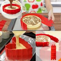 【Modern housewives】แม่พิมพ์เค้กซิลิโคนไม่ติด Magic Snake DIY Muffin Mold Bakeware Baking Tool