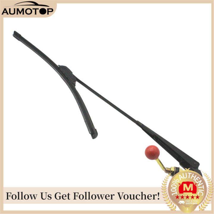【COD/Ready】Manual Hand Operated Windshield Wiper Rubber Blade Universal