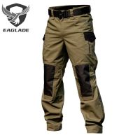 ☍⊙✐ Eaglade กางเกงคาร์โก้ยุทธวิธี สําหรับผู้ชาย SP2/S-3XL สีเขียว