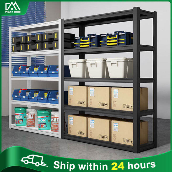 【Load 500KG】Adjustable Height Steel Rack Boltless Rack 5 Layer Heavy Duty Stante Organizer