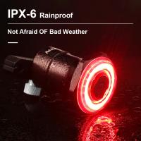 MEROCA Bicycle Light Smart Rear Light Brake Sensing Bike Tail Lamp  IPX6 Waterproof USB Charge Cycling Taillight Bike LED Lights