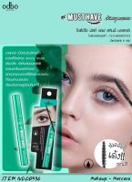 OD936 ODBO MASCARA โอดีบีโอ มาสคาร่า เนื้อเข้มข้น ดำสนิท หัวแปรงเรียวเล็ก เด้ง งอน  เข้าถึงขนตาได้ดี กันน้ำ กันเหงื่อ